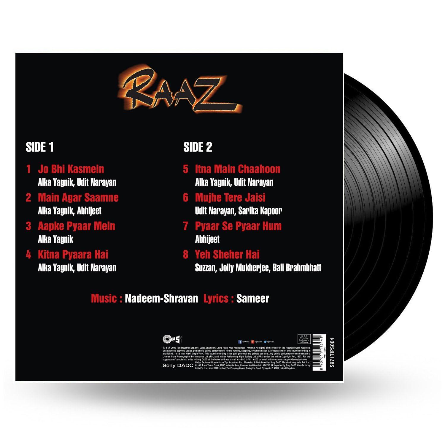 RAAZ - VINYL RECORD alt