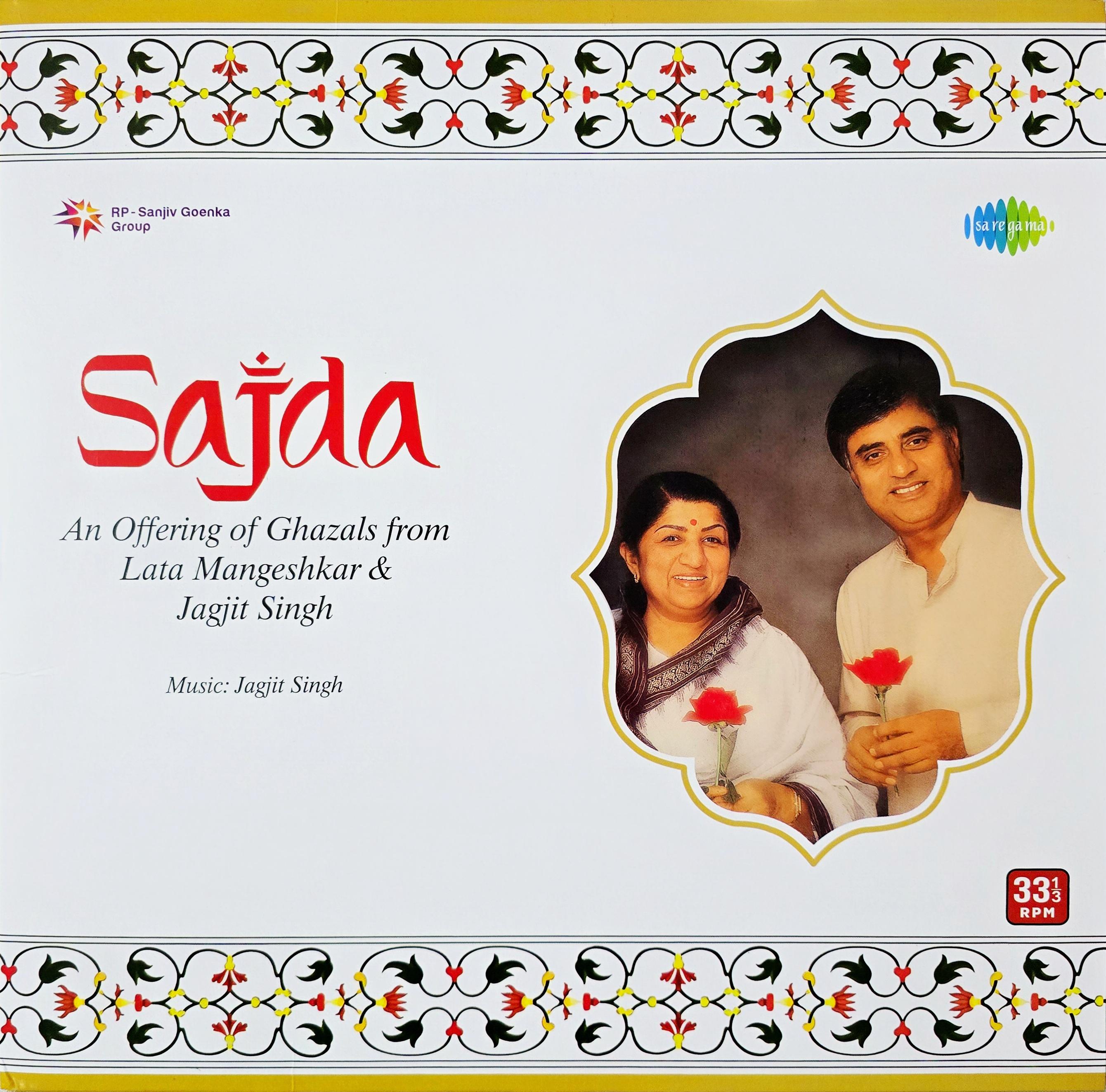 SAJDA : LATA MANGESHKAR AND JAGJIT SINGH 2LP SET - VINYL RECORD
