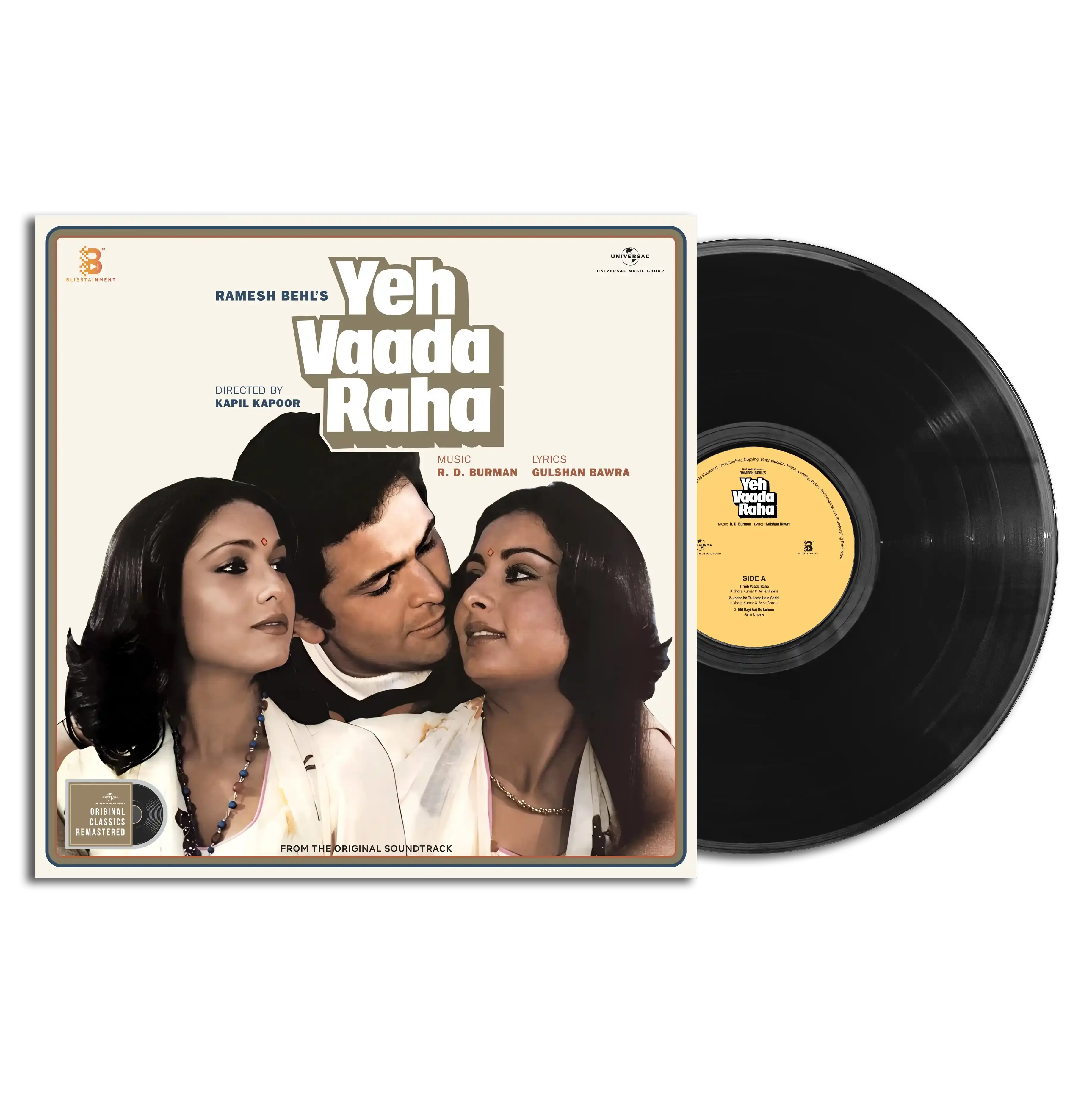 YEH VAADA RAHA - VINYL RECORD