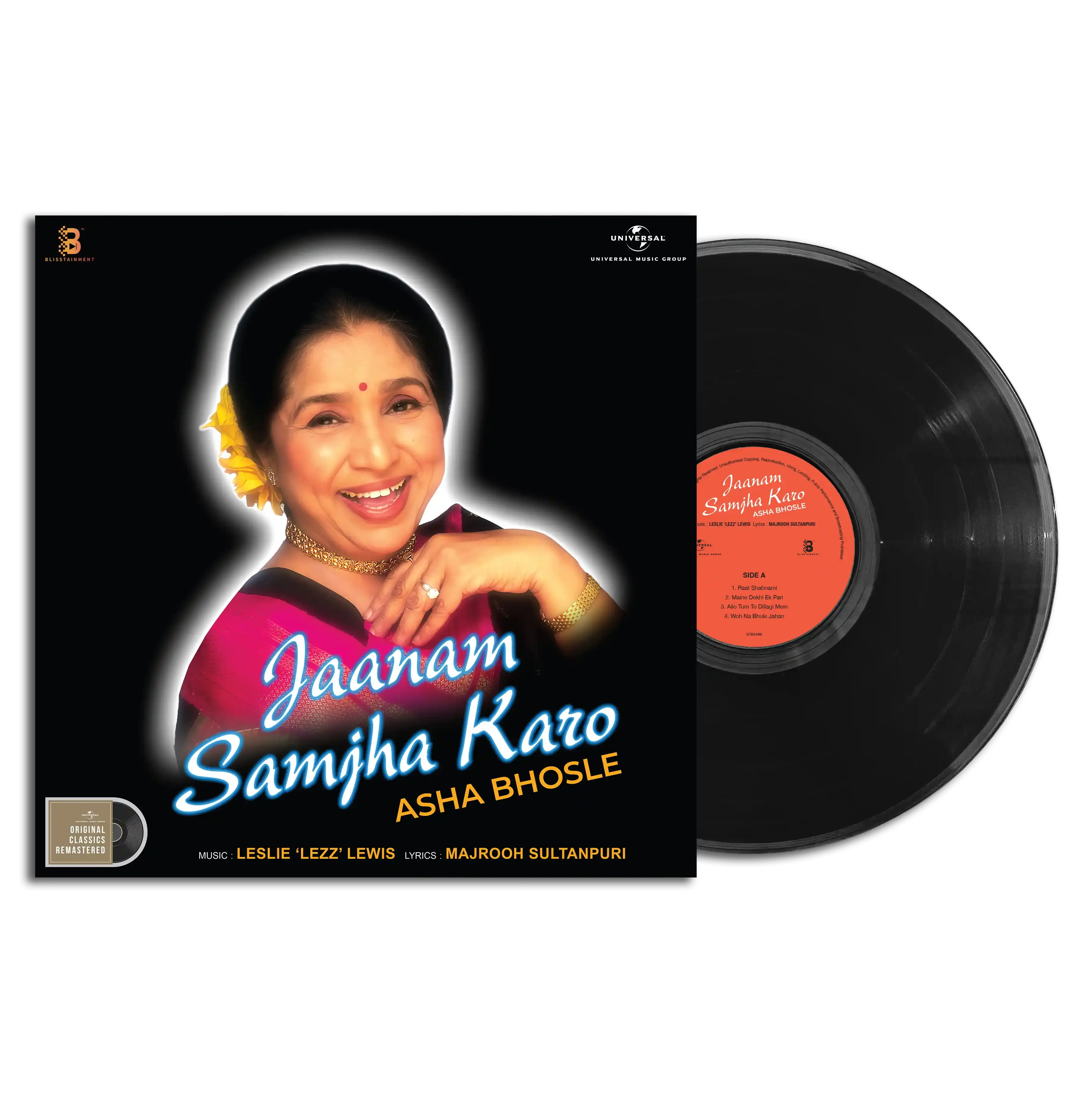 JAANAM SAMJHA KARO : ASHA BHOSLE - VINYL RECORD alt