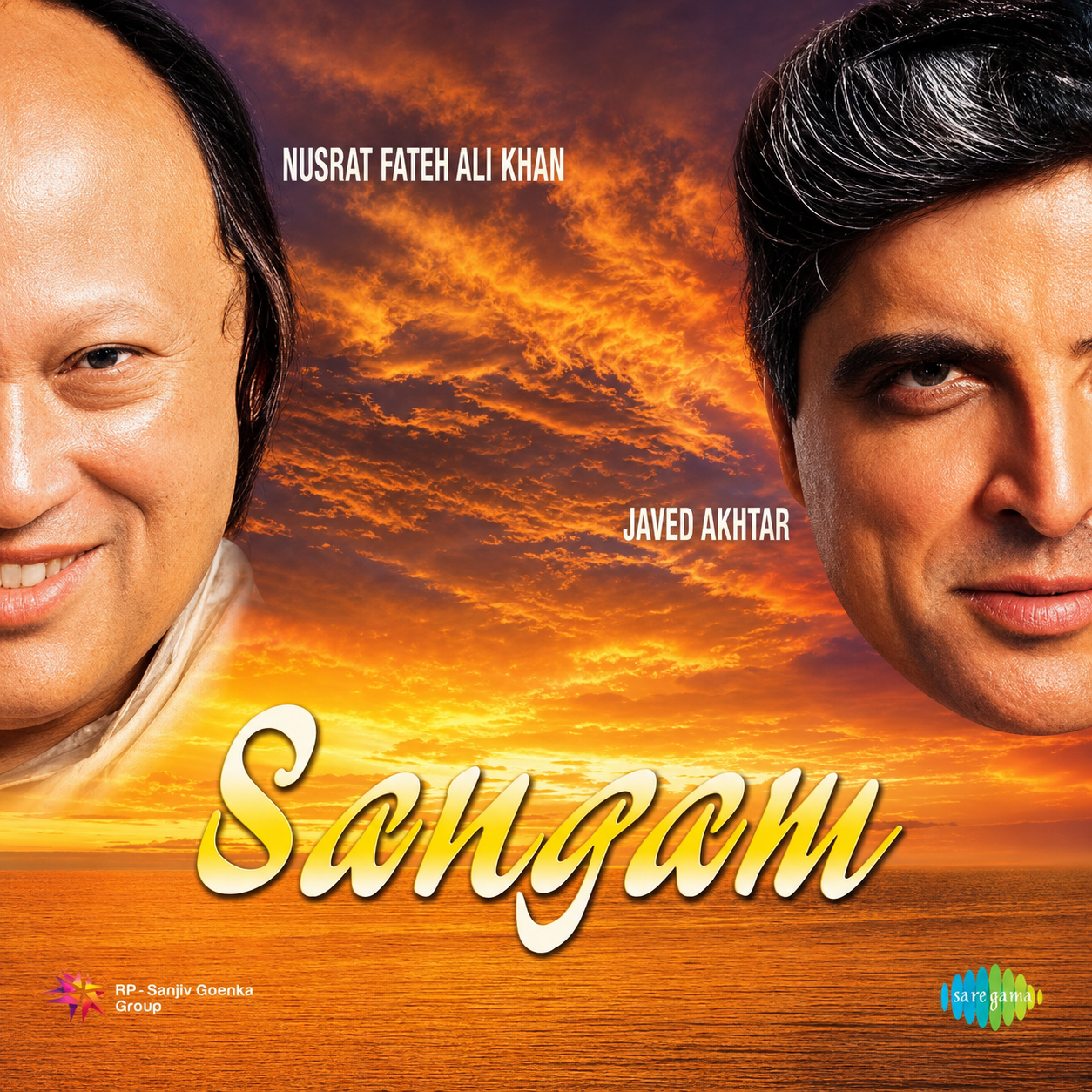 SANGAM : NURSAT FATEH ALI KHAN & JAVED AKHTAR - VINYL RECORD