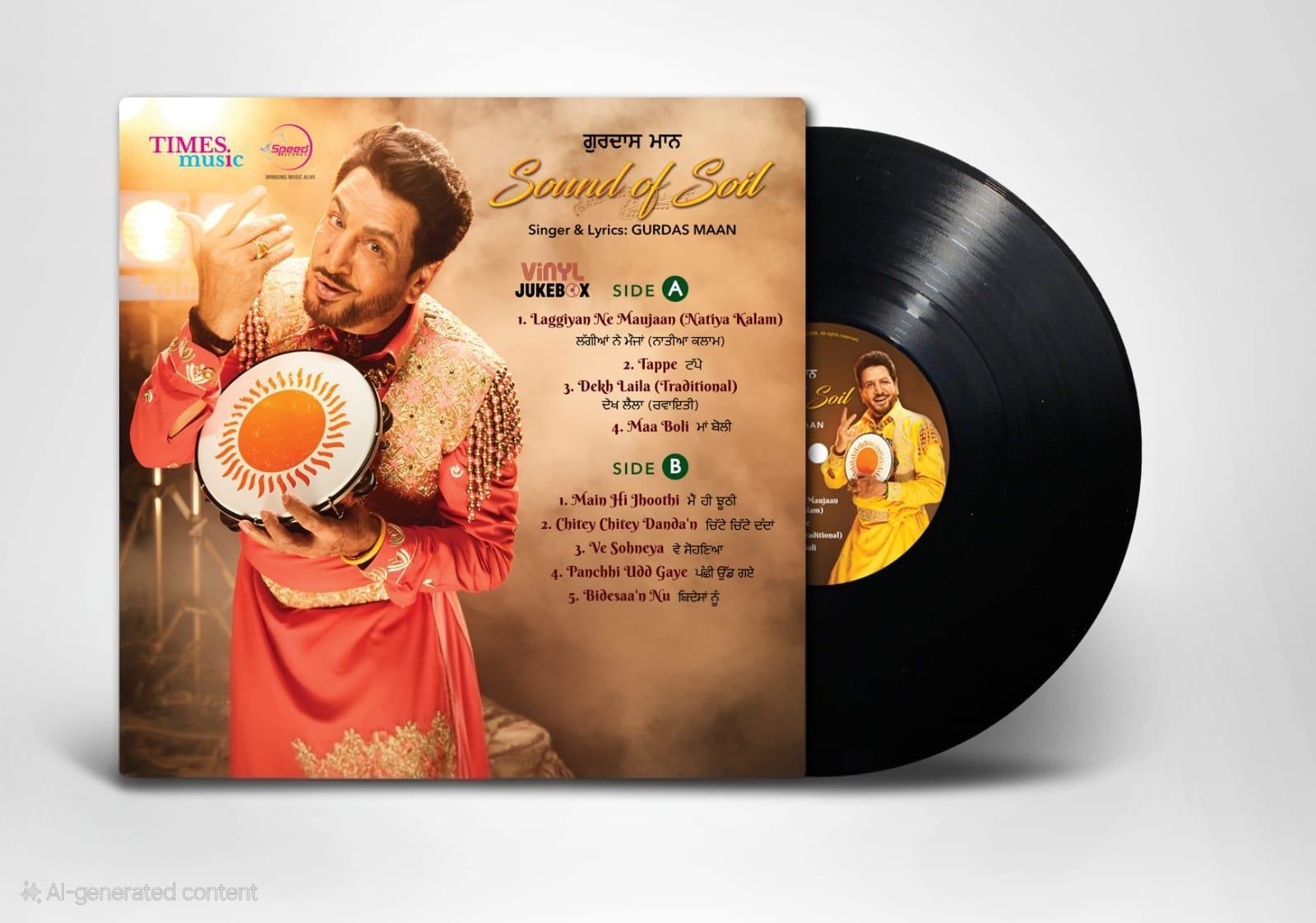 SOUND OF SOIL : GURDAS MAAN - VINYL RECORD alt