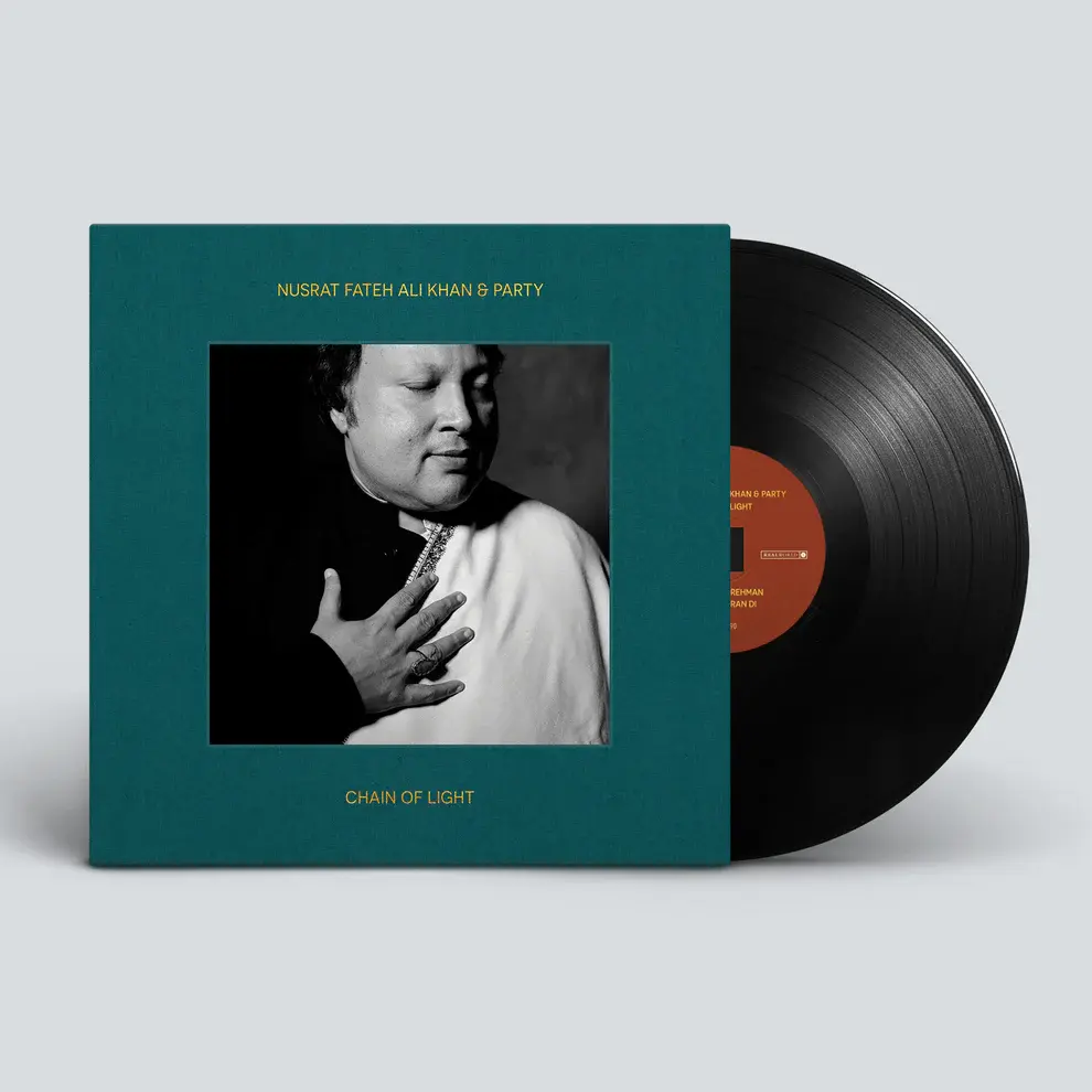 CHAIN OF LIGHT : NUSRAT FATEH ALI KHAN - VINYL RECORD ( LIMITED EDITION )