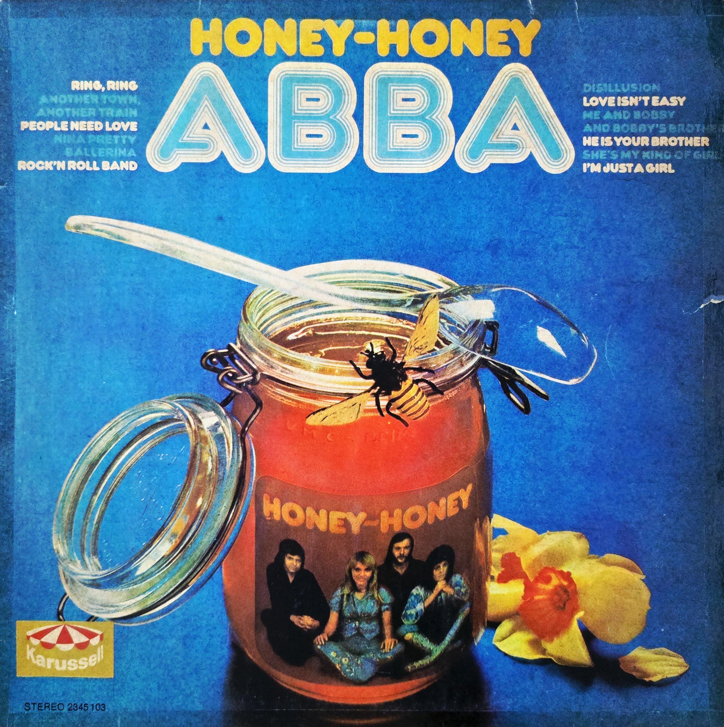 HONEY HONEY ABBA - LP RECORD ( KARUSSELL / MINT / EDGES TAPED ) 2345 103