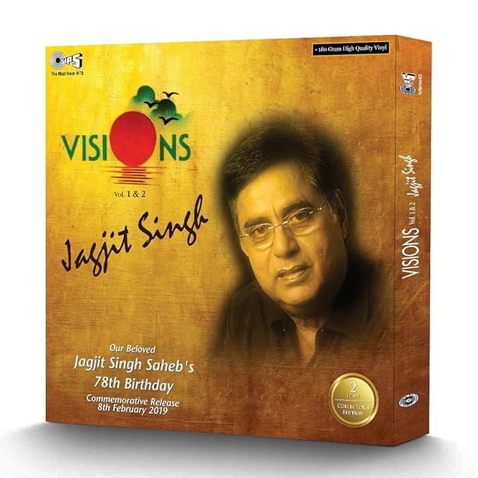VISIONS : JAGJIT SINGH 2LP SET BOX - VINYL RECORD