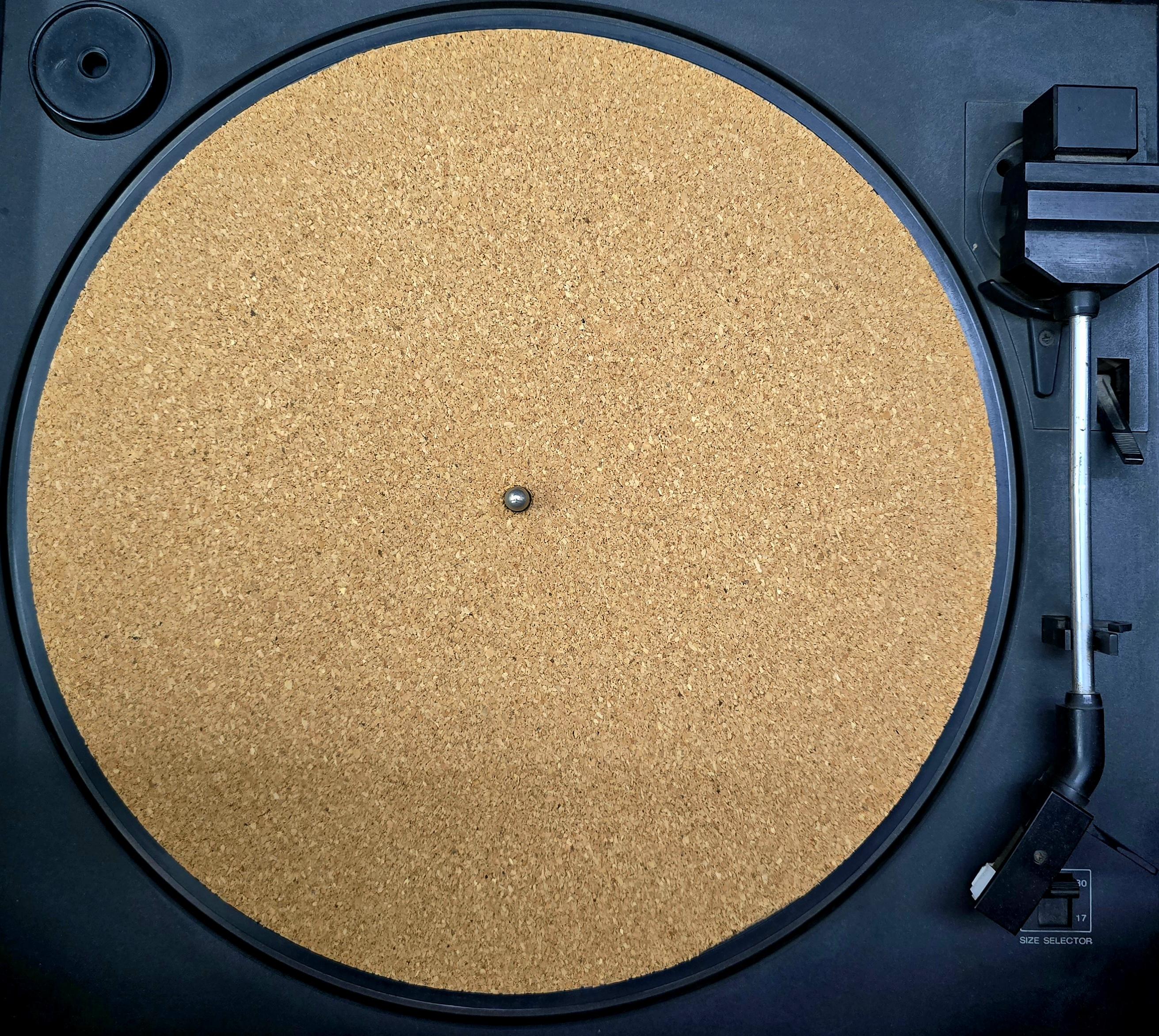 TURNTABLE SLIP MAT ( PURE CORK ) alt