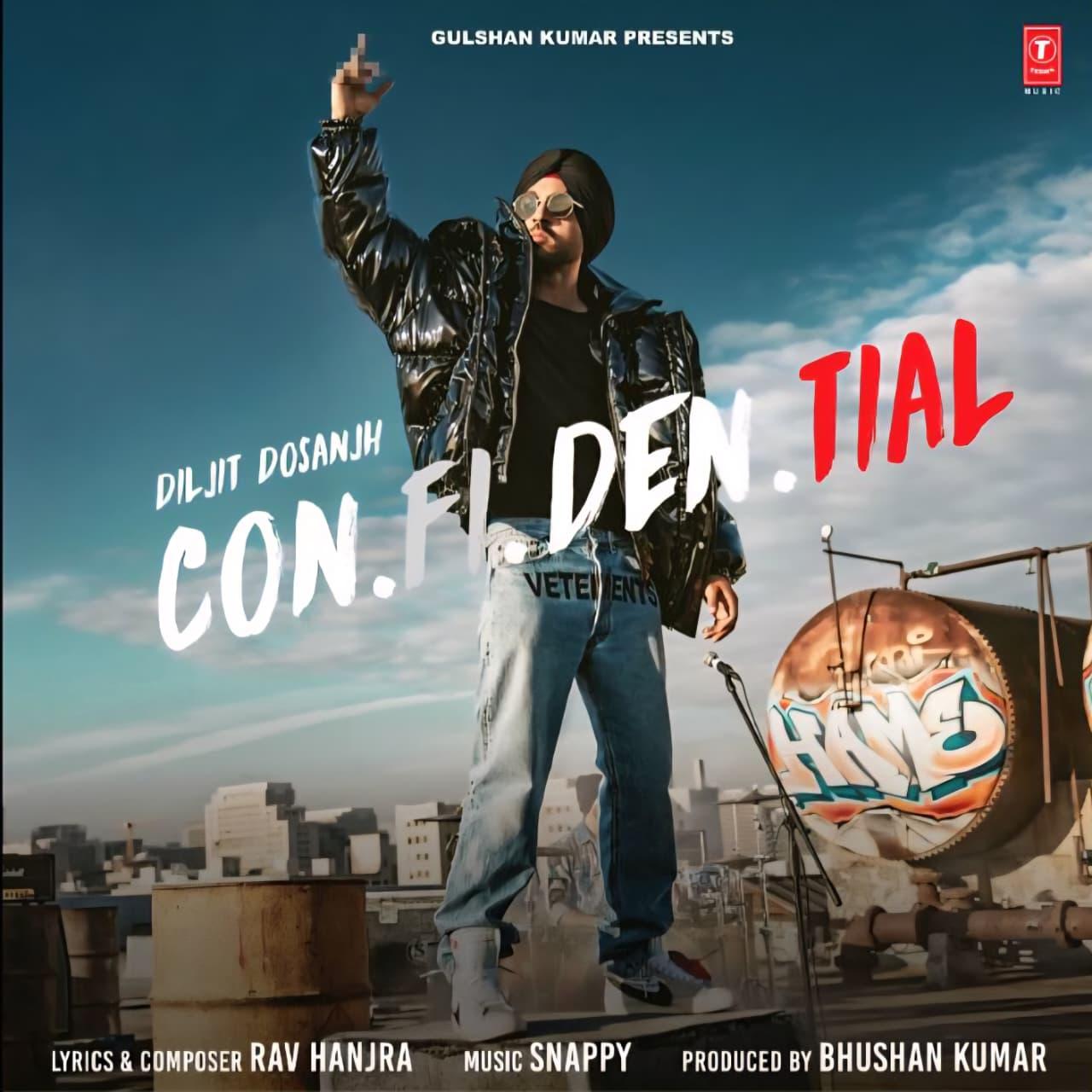 CONFIDENTIAL : DILJIT DOSANJH - VINYL RECORD ( PRE BOOK )