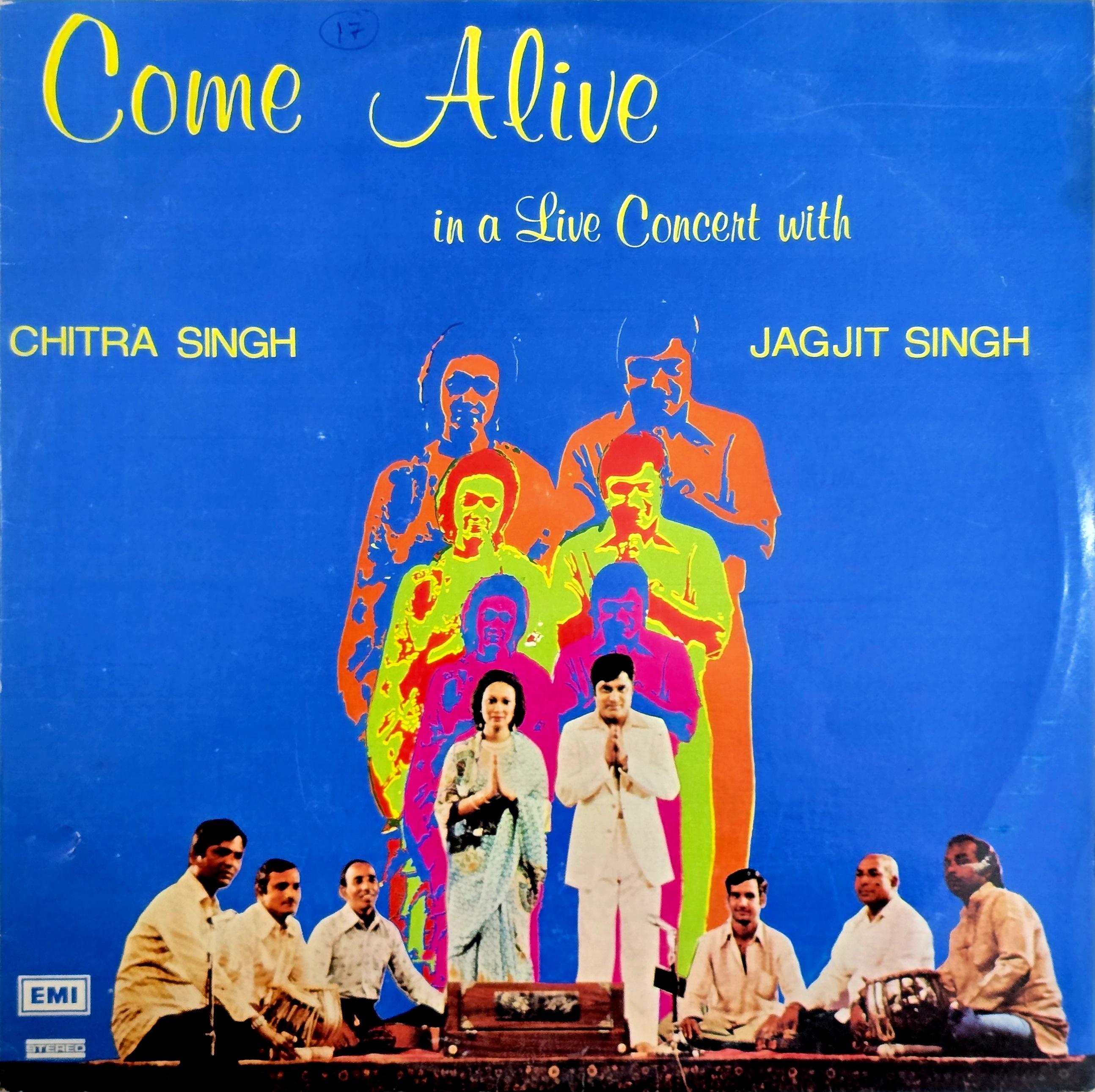 COME ALIVE - IN A LIVE CONCERT : JAGJIT & CHITRA SINGH 2LP SET - LP RECORD ( HMV / MINT ) ECSD 2819/2820